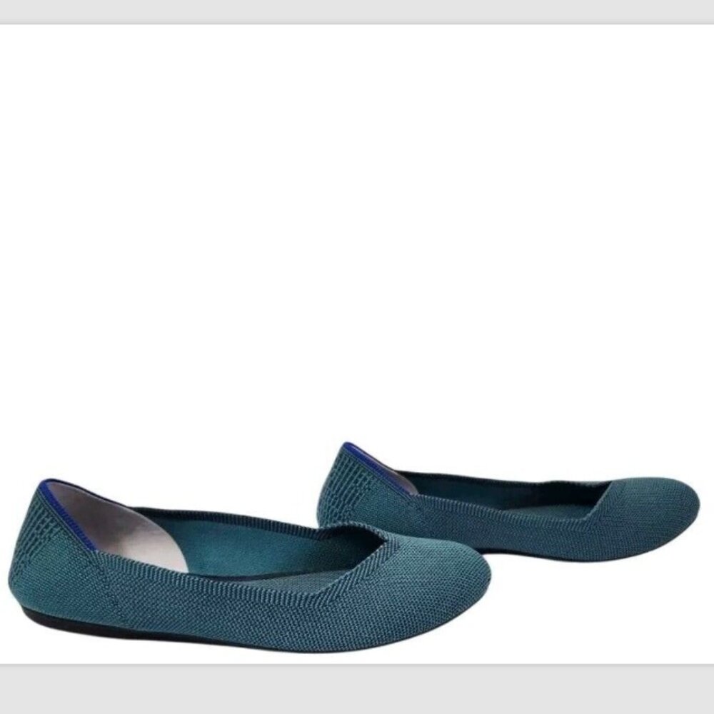 Rothy's The Flat Spruce Python Round Toe Shoes - image 6